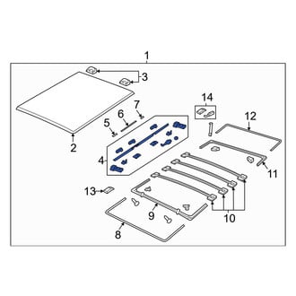 Ram OE - Rear Left Truck Bed Side Rail