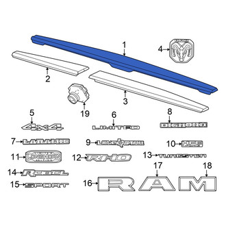 Ram OE - Rear Spoiler
