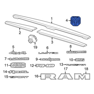Ram OE - Rear Tailgate Emblem