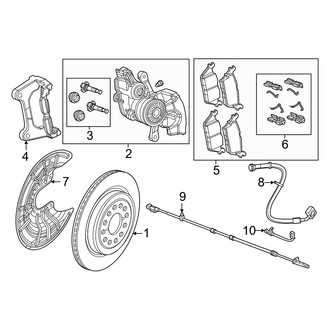 Ram OE - Rear Suspension - Brake Components