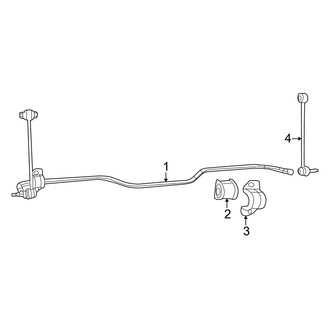 Ram OE - Rear Suspension - Stabilizer Bar & Components