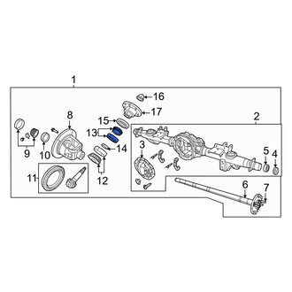 Ram OE - Rear Inner Differential Pinion Bearing