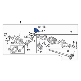 Ram OE - Rear Drive Shaft Flange Yoke