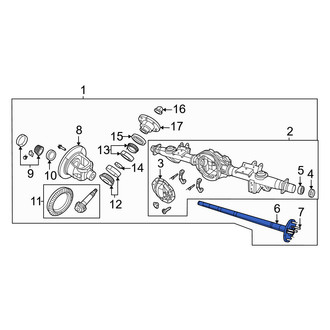 Ram OE - Rear Right Drive Axle Shaft