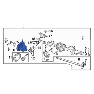 Ram OE - Rear Differential Carrier