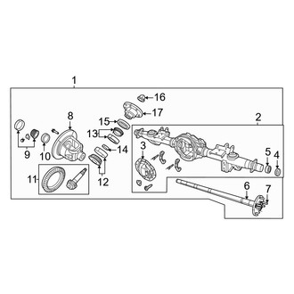 Ram OE - Rear Suspension - Axle & Differential