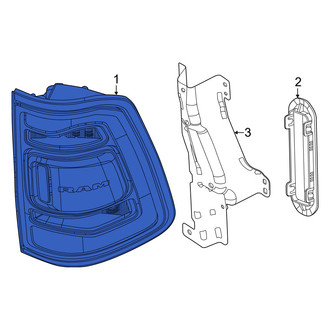 Ram OE - Rear Left Tail Light Assembly