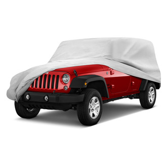 Rampage® - Gray Custom Fit 4-Layer Breathable Car Cover
