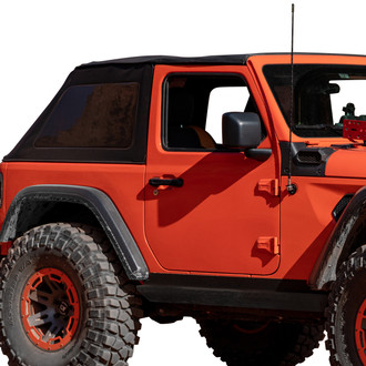 Rampage® - TrailView™ Black Diamond Frameless Tonneau Soft Top