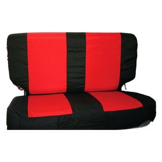 Rampage® - 2nd Row Black & Red Seat Covers