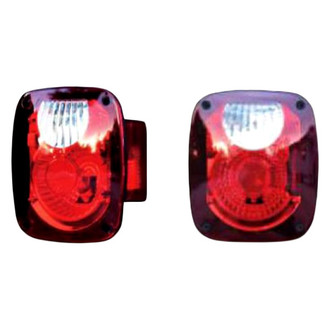Rampage® - Driver Side Chrome/Red Tail Light Kit