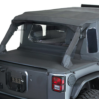 Rampage® - TrailView™ Black Diamond Frameless Tonneau Soft Top