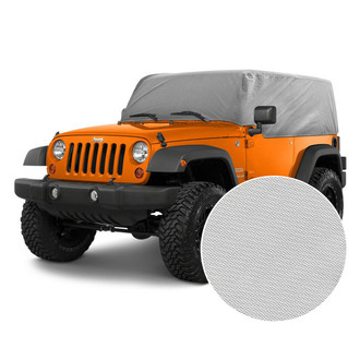 Rampage® - Gray Custom Fit 4-Layer Breathable Cab Cover