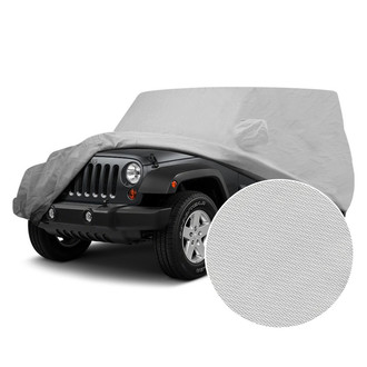 Rampage® - Gray Custom Fit 4-Layer Breathable Car Cover