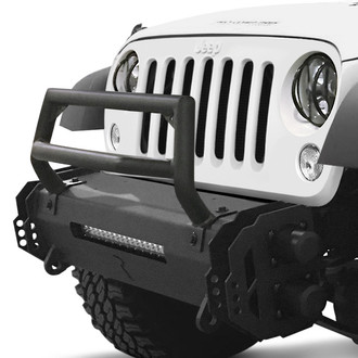 Rampage® - Trailram™ Stubby Black Powder Coated Front Modular Bumper