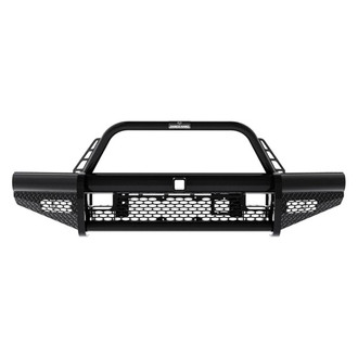 Ranch Hand® - Legend BullNose Series Full Width Black Powder Coated Front HD Bumper with Pre-Runner Guard