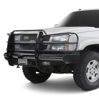 Ranch Hand® - Legend Series Full Width Black Powder Coated Front HD Bumper with Full Grille Guard