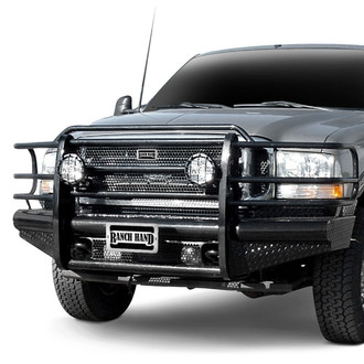 Ranch Hand® - Legend Series Full Width Black Powder Coated Front HD Bumper with Full Grille Guard