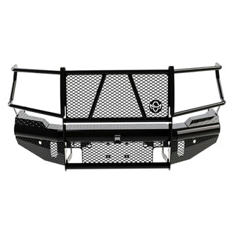 Ranch Hand® - Legend Series Full Width Black Powder Coated Front HD Bumper with Full Grille Guard