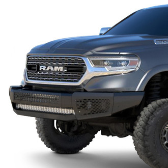 Ranch Hand® - Midnight Series Full Width Black Powder Coated Front HD Bumper