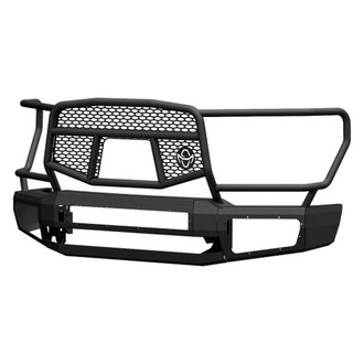 Ranch Hand® - Midnight Series Full Width Black Powder Coated Front HD Bumper with Brush Guard