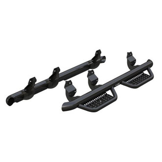 Ranch Hand® - 3" Cab Length Black Round Nerf Step Bars