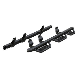 Ranch Hand® - 3" Wheel-to-Wheel Black Round Nerf Step Bars