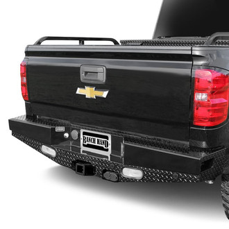 Ranch Hand® - Sport Series Full Width Black Powder Coated Rear HD Bumper