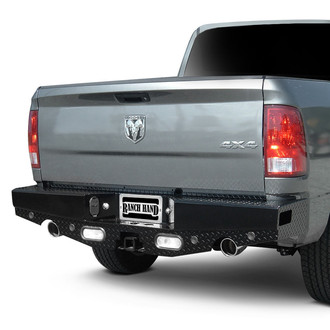 Ranch Hand® - Sport Series Full Width Durable Black Powder Coated Rear HD Bumper