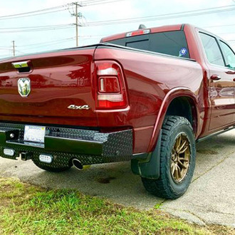 Ranch Hand® - Sport Series Full Width Durable Black Powder Coated Rear HD Bumper