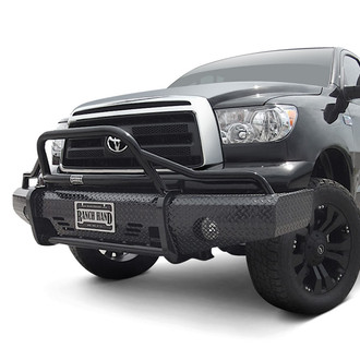 Ranch Hand® - Summit BullNose Series Full Width Black Front HD Bumper with Pre-Runner Guard