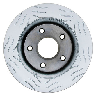 Raybestos® - Specialty™ Street Performance Slotted 1-Piece Rear Brake Rotor