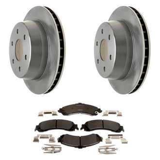 Raybestos® - R-Line™ Plain Rear Brake Kit with Ceramic Pads
