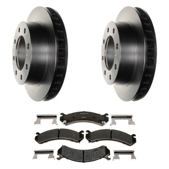 Raybestos® - R-Line™ Plain Brake Kit with Semi-Metallic Pads