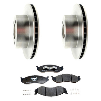 Raybestos® - R-Line™ Plain Front Brake Kit with Ceramic Pads