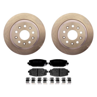 Raybestos® - R-Line™ Plain Rear Brake Kit with Ceramic Pads