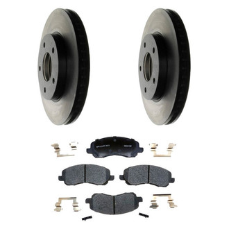 Raybestos® - R-Line™ Plain Front Brake Kit with Ceramic Pads