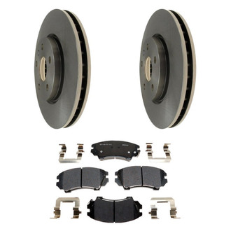 Raybestos® - R-Line™ Plain Front Brake Kit with Ceramic Pads