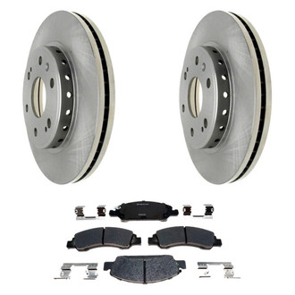 Raybestos® - R-Line™ Plain Front Brake Kit with Ceramic Pads