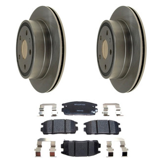 Raybestos® BNDL-1269-31017543 - R-Line™ Plain Rear Brake Kit with Ceramic Pads