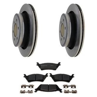 Raybestos® - R-Line™ Plain Rear Brake Kit with Ceramic Pads