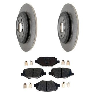 Raybestos® BNDL-1269-31017579 - R-Line™ Plain Rear Brake Kit with Ceramic Pads