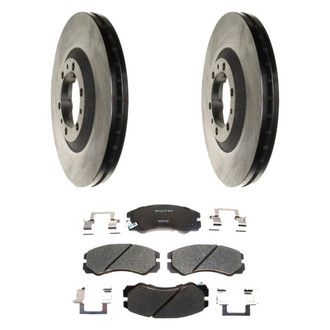 Raybestos® - R-Line™ Plain Front Brake Kit with Ceramic Pads