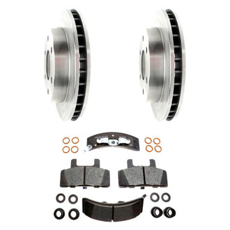 Raybestos® - R-Line™ Plain Front Brake Kit with Semi-Metallic Pads