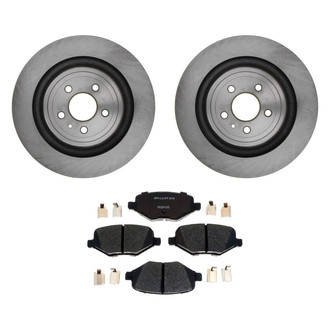 Raybestos® BNDL-1269-31017689 - R-Line™ Plain Rear Brake Kit with Ceramic Pads