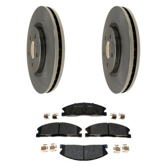 Raybestos® - R-Line™ Plain Front Brake Kit with Ceramic Pads
