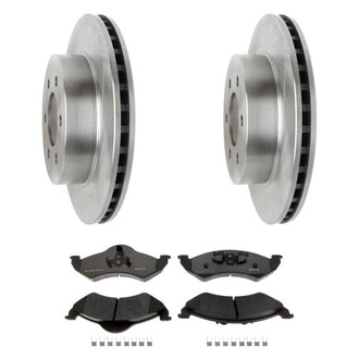 Raybestos® - R-Line™ Plain Front Brake Kit with Semi-Metallic Pads