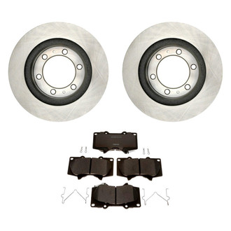 Raybestos® - R-Line™ Plain Front Brake Kit with Ceramic Pads
