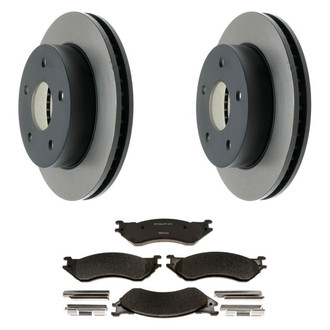 Raybestos® - R-Line™ Front Brake Kit with Semi-Metallic Pads