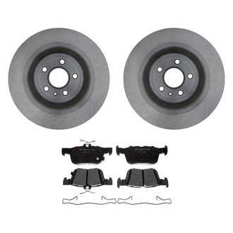 Raybestos® - R-Line™ Plain Rear Brake Kit with Ceramic Pads